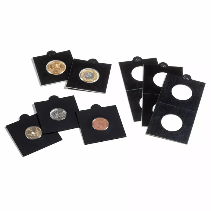25 Étuis Carton Noir MATRIX Autocollants – 25 MM
