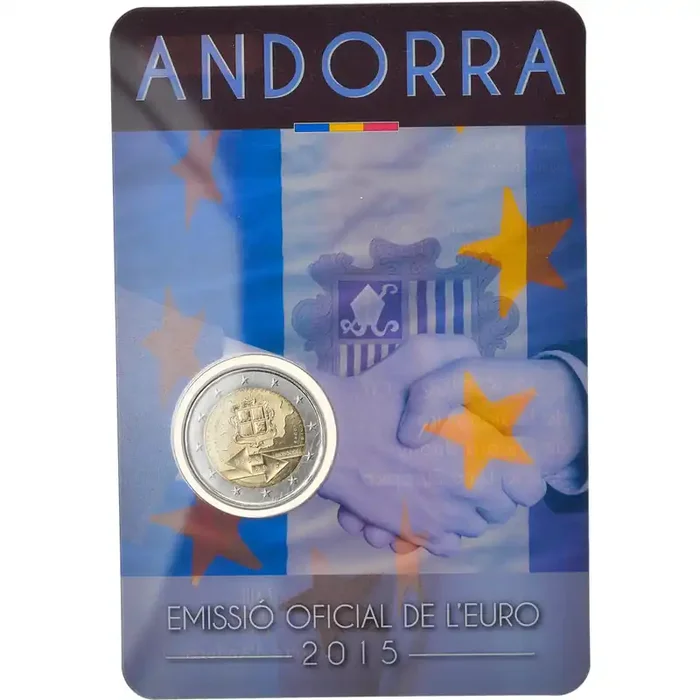 Andorra, 2 Euro, Customs Agreement with the European Union 2015 – MS(65-70)