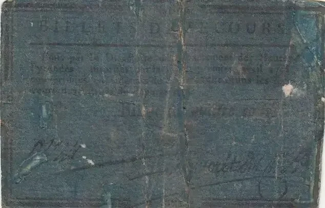Billet France 4 sous – Hautes Pyrénées – Billet de secours – 1792