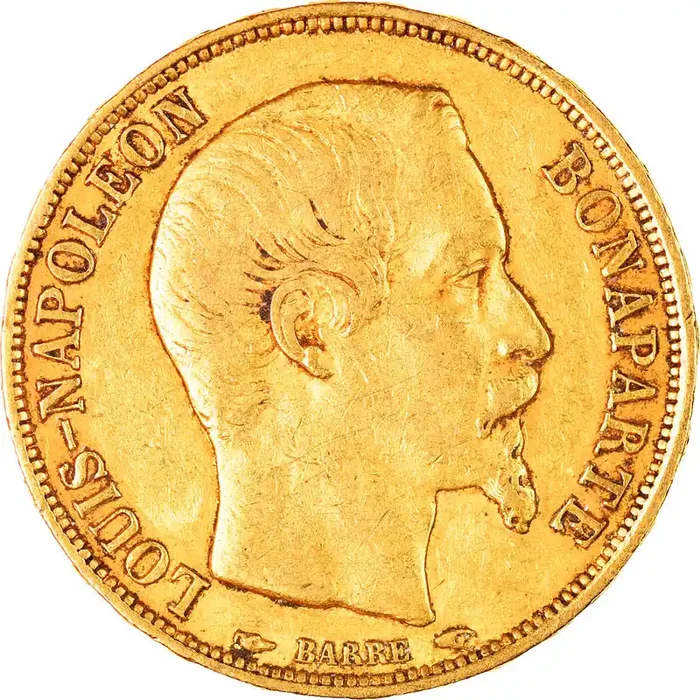 Coin, France, Napoleon III Napoléon III – 20 Francs – 1852 – Paris – EF(40-45)