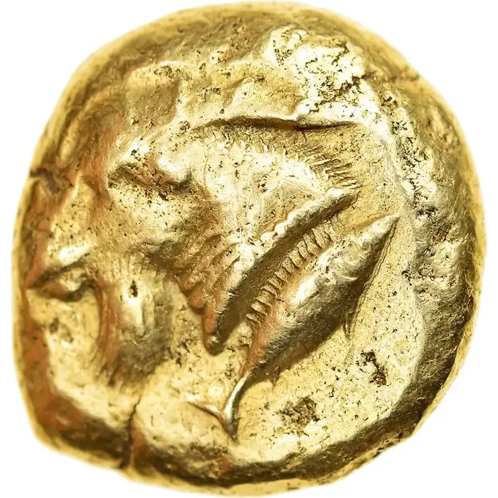 Coin, Mysia, Kyzikos Stater – 550-450 BC – EF(40-45) – Electrum – SNG-France 186