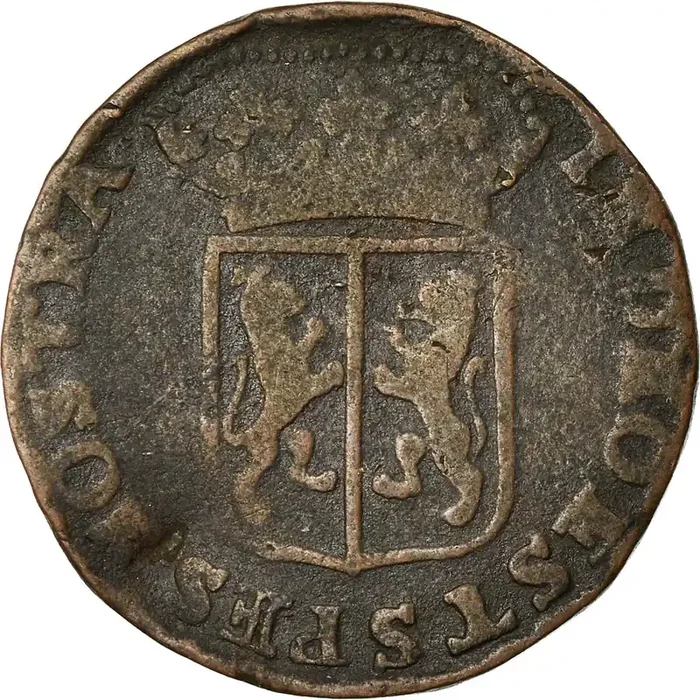 Coin, Netherlands, GELDERLAND Duit – 1762 – VF(30-35) – Copper – KM 93
