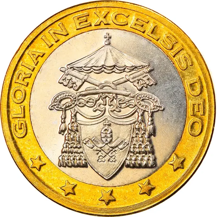 Vatican, Euro, unofficial private coin MS(65-70) – Bi-Metallic