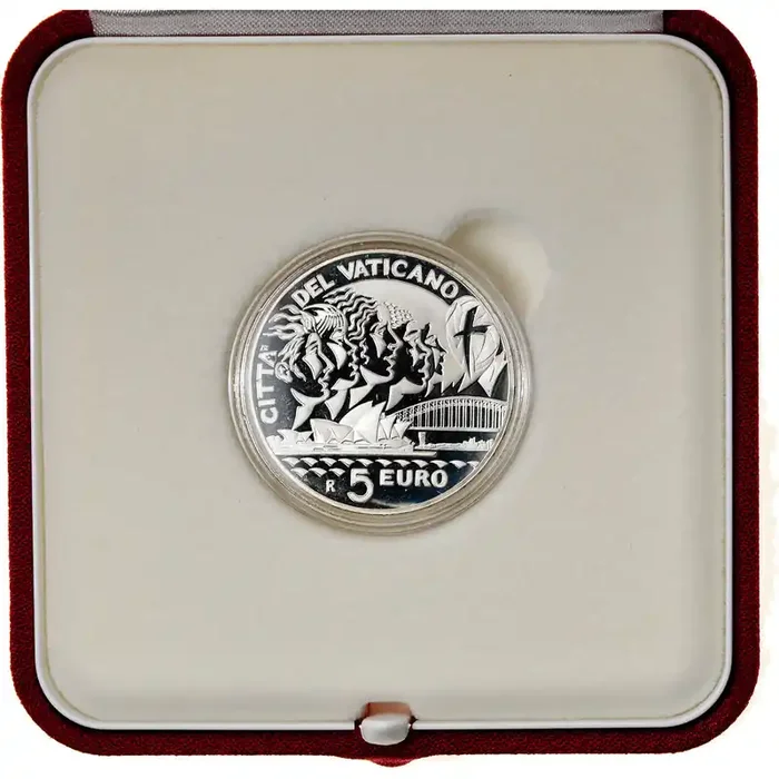 Vatican, Pape Benoit XVI, 5 Euro Journée de la jeunesse – 2008 – MS(65-70)